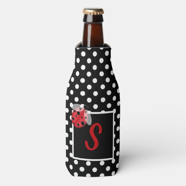 Ladybug et Pois Glacière de bouteille (Bottle Devant)