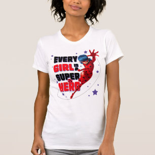 Ladybug Every Girl is a Super Hero T-Shirt