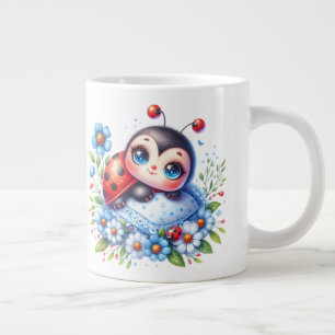 Ladybug - Extra-large coffee mug