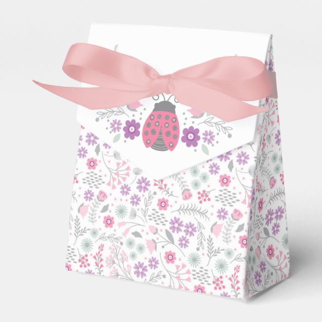 Ladybug Favor Box (Front Side)