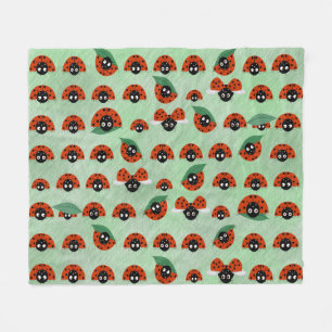 Ladybug Fleece Blanket
