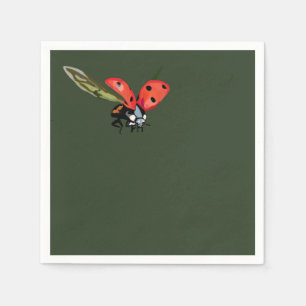 Ladybug Fly Napkin
