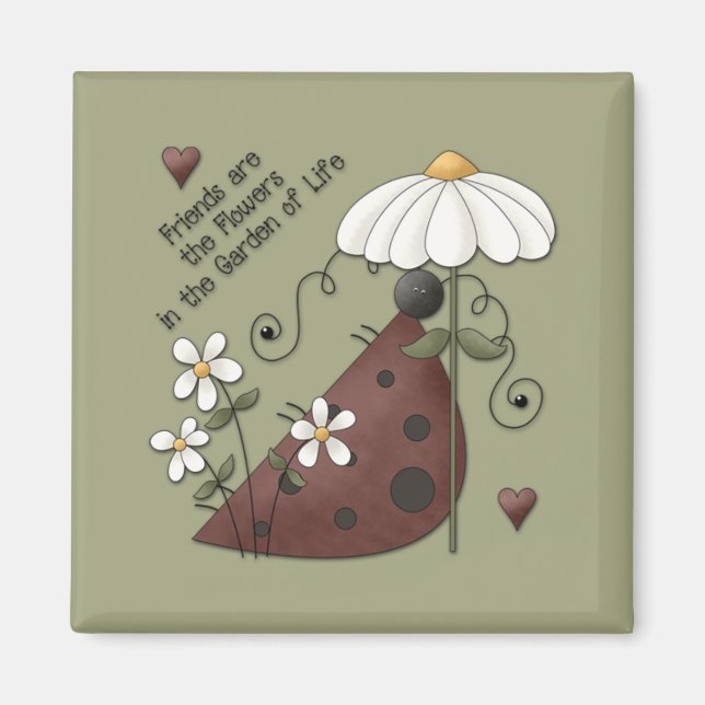 Ladybug Friends Magnet (Front)