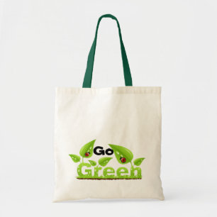 Ladybug Go Green Tote Bag