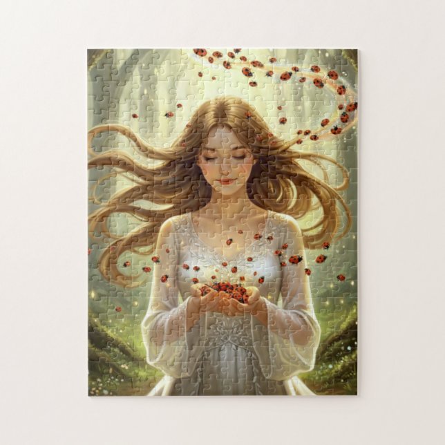 Ladybug Goddess Jigsaw Puzzle (Vertical)