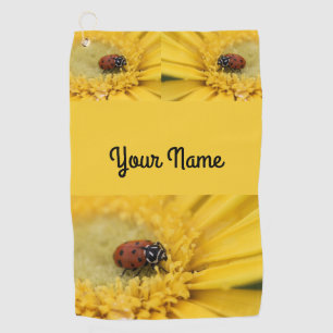 Ladybug Golf Towel
