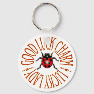 LADYBUG GOOD LUCK CHARM KEYCHAIN