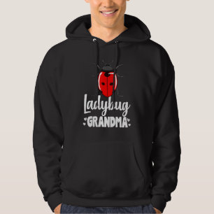 Ladybug Grandma Small Flying Insect Creature Colle Hoodie