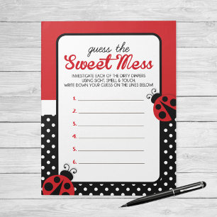 Ladybug Guess The Sweet Mess Game Answer Notepad
