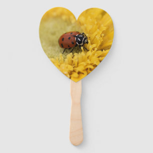 Ladybug Hand Fan