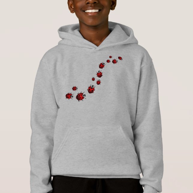 Ladybug Hoodie Kid's Ladybug Hoodie Shirts & Gifts (Front)