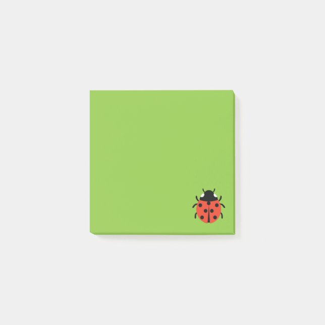 Ladybug Illustration Post-it Notes (Front)