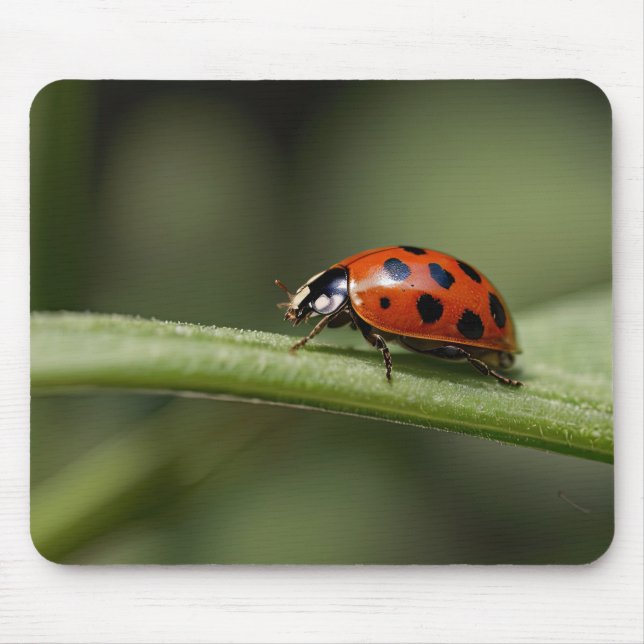 Ladybug Insect Mouse Pad (Front)