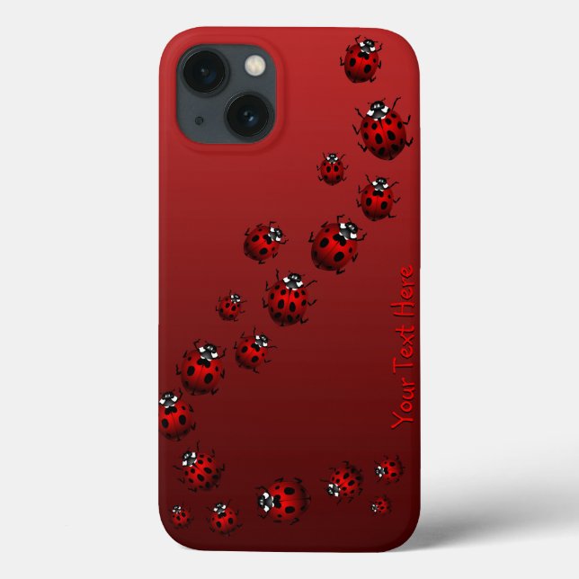 Ladybug iPhone 13 Coque Lady Bird Smartphone Coque (Verso)