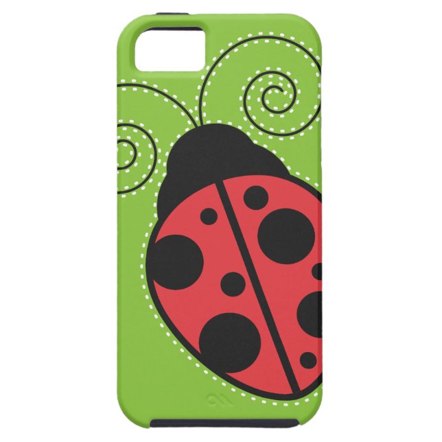 Ladybug iPhone 5 Case-Mate Tough Case (Back)