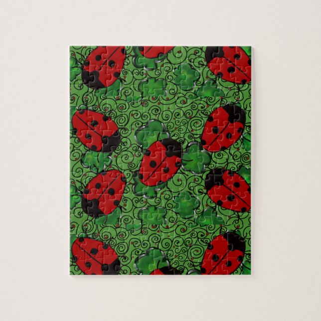 Ladybug Jigsaw Puzzle (Vertical)
