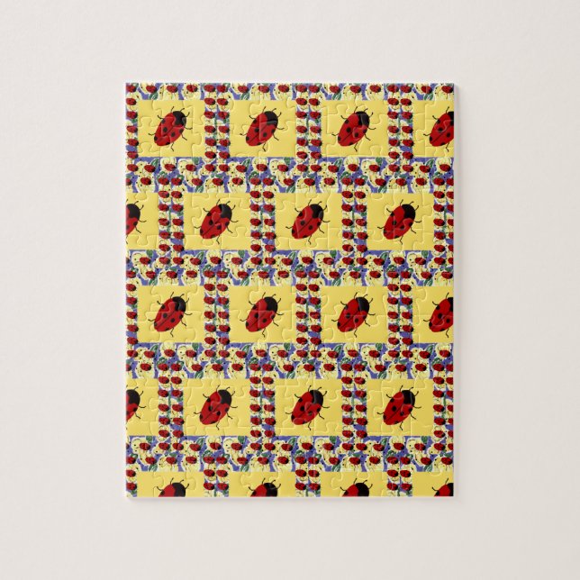 Ladybug Jigsaw Puzzle (Vertical)