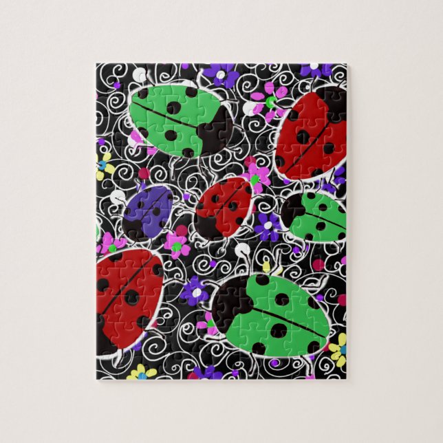 Ladybug Jigsaw Puzzle (Vertical)
