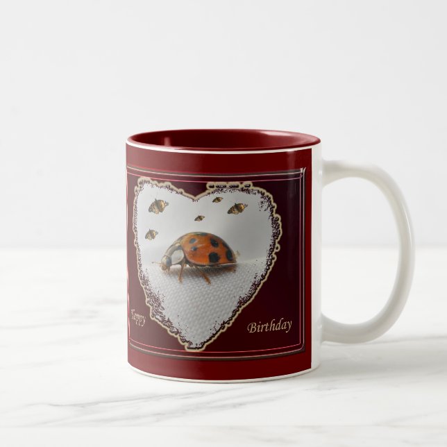 Ladybug Joyeux Anniversaire Mug (Droit)