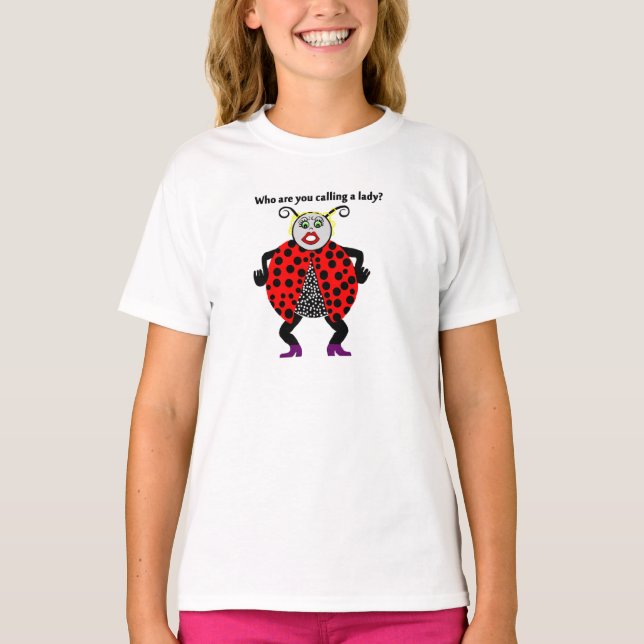 Ladybug Lady Bug Funny T-Shirt (Front)