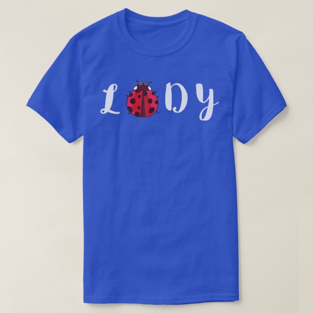Ladybug Lady Cute Ladybig Insect Bug Lover Ladybug T-Shirt (Design Front)