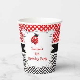 Ladybug Ladybird Birthday Party Paper Cups