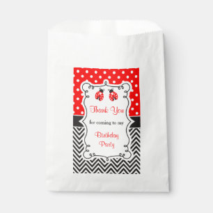 Ladybug Ladybird Favour Bag