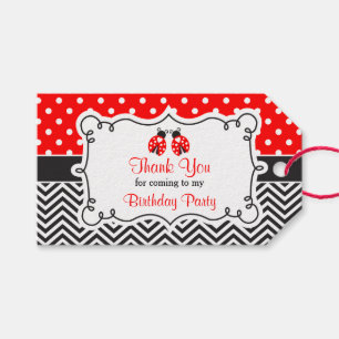 Ladybug Ladybird Gift Tag
