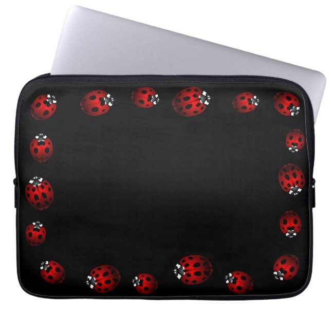 Ladybug Laptop Sleeve Ladybird Tablet Cases (Front)