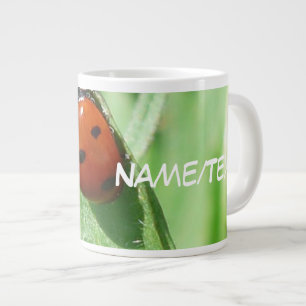 ladybug large coffee mug