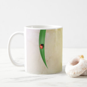 Ladybug Leaf Coffee Mug