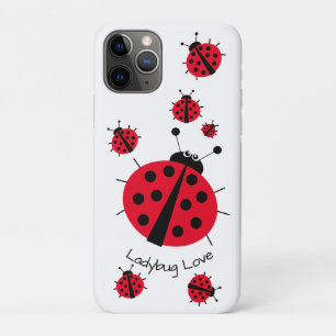 Ladybug Love Girly Fun Cute Cartoon iPhone 11 Pro Case
