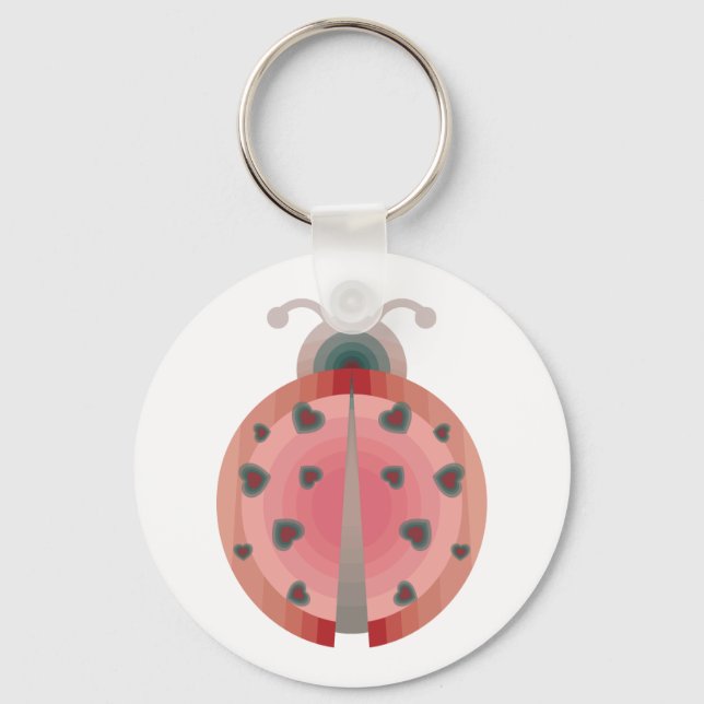 ladybug love keychain (Front)