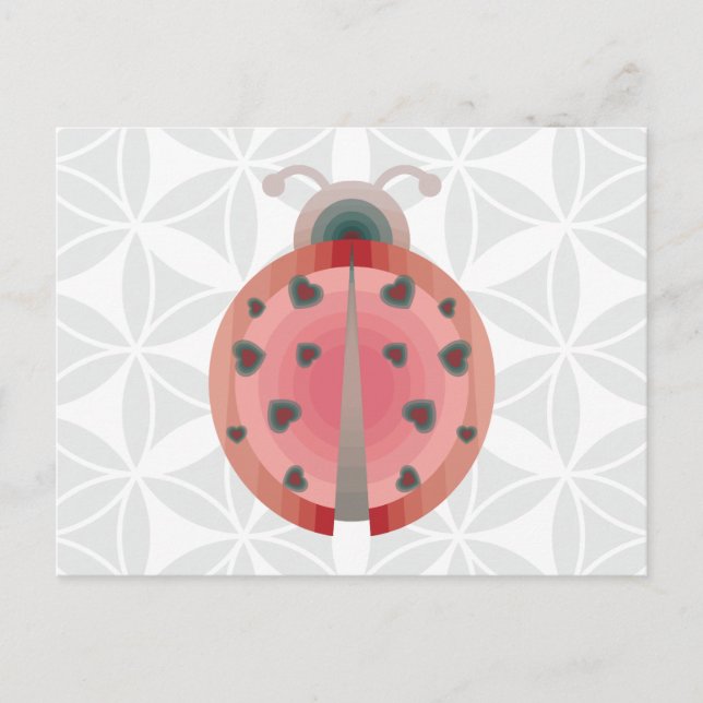 ladybug love postcard (Front)