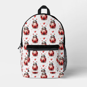 Ladybug Love Printed Backpack