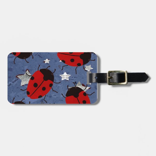 LADYBUG LUGGAGE TAG (Front Horizontal)