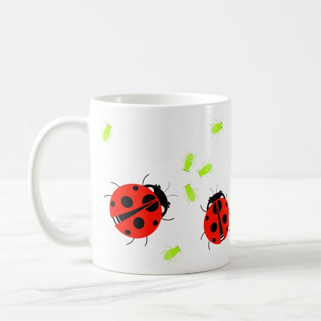 Ladybug Lunch Coffee Mug (Left)