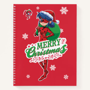Ladybug   Merry Christmas Notebook