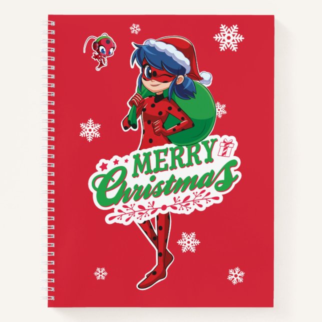 Ladybug | Merry Christmas Notebook (Front)