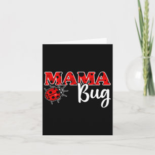 Ladybug Mom Of The Birthday Girl Shirt Card