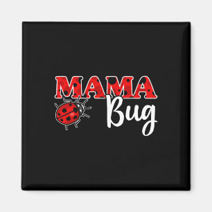 Ladybug Mom Of The Birthday Girl Shirt  Magnet