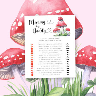 Ladybug - mommy or daddy baby shower game