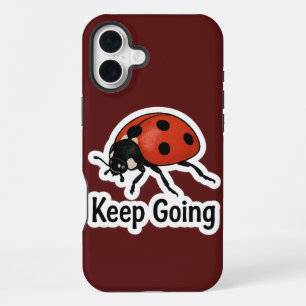 Ladybug Motivation Sticker iPhone 16 Plus Case