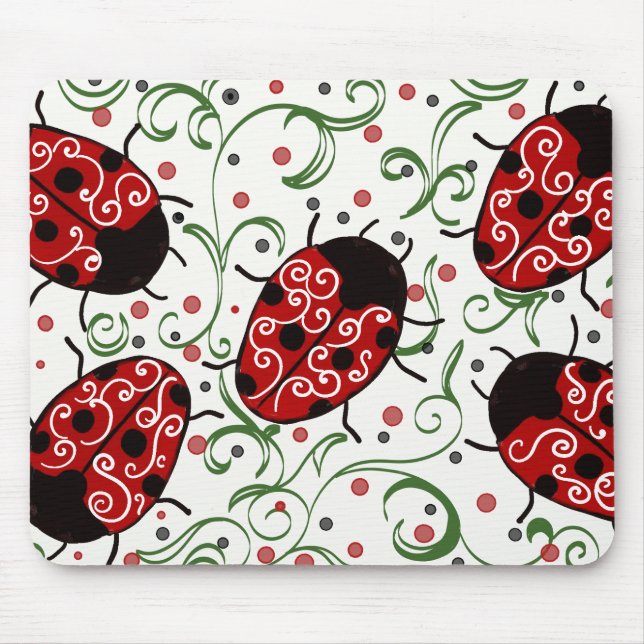Ladybug Mouse Pad (Front)