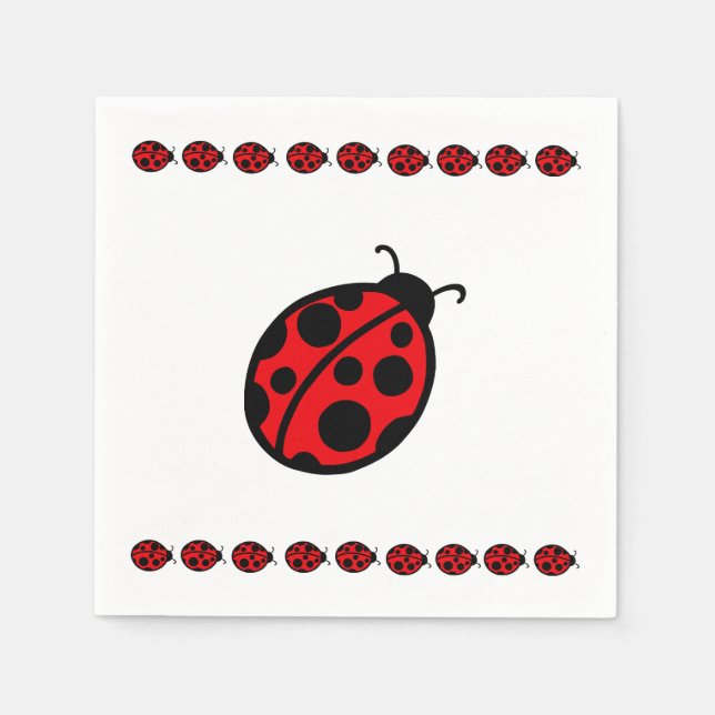 Ladybug Napkins (Front)