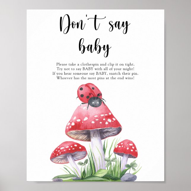 Ladybug - Ne pas dire Poster bébé (Devant)