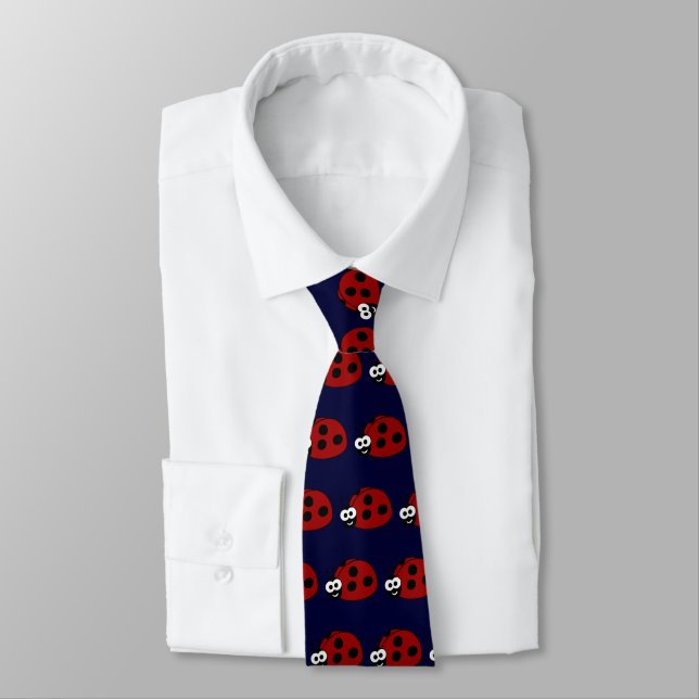 Ladybug Neck Tie (Tied)