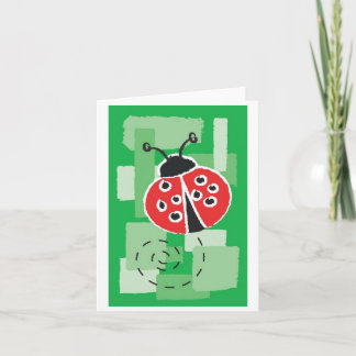LadyBug Notecard