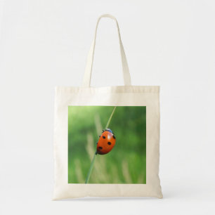 Ladybug on a blade of grass Bag