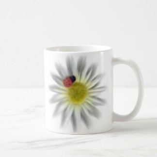Ladybug on a Daisy Coffee Mug